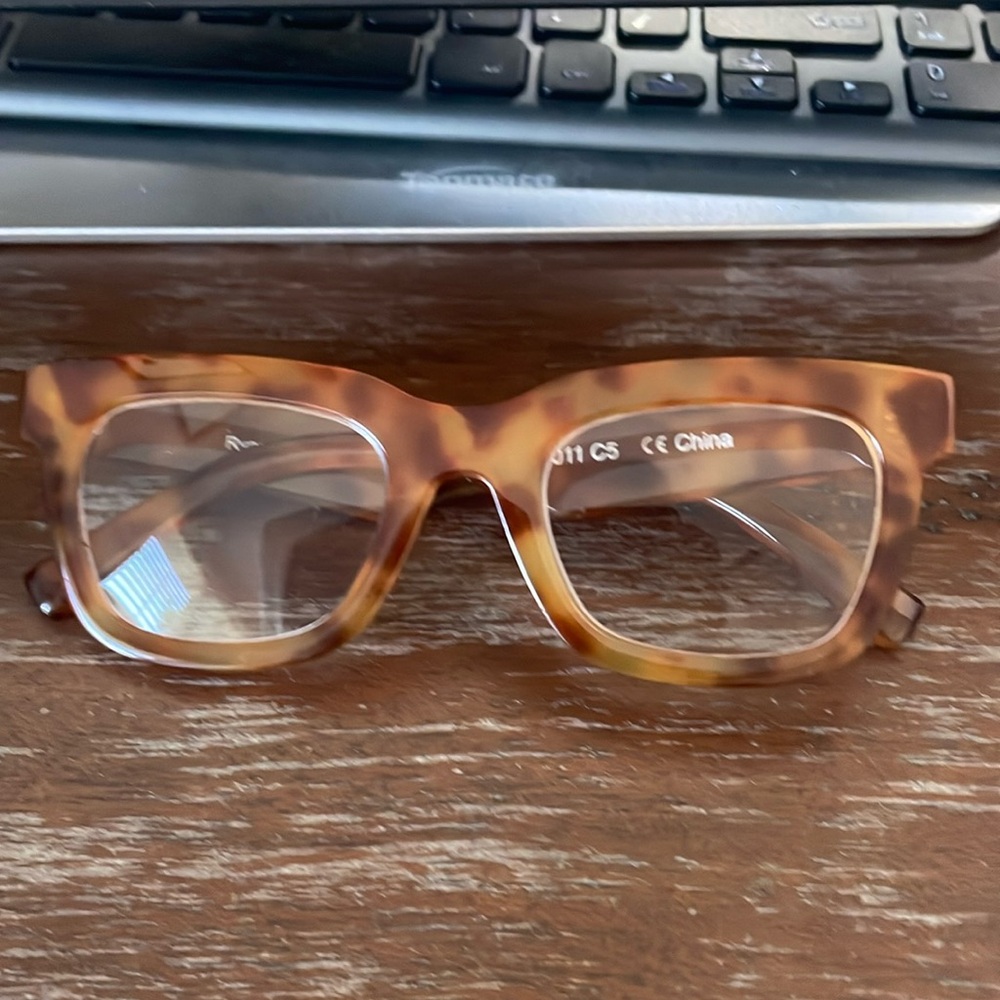 Ryan simkhai eyeshop +3.00!R-4012 C5 light brown tortoise readers